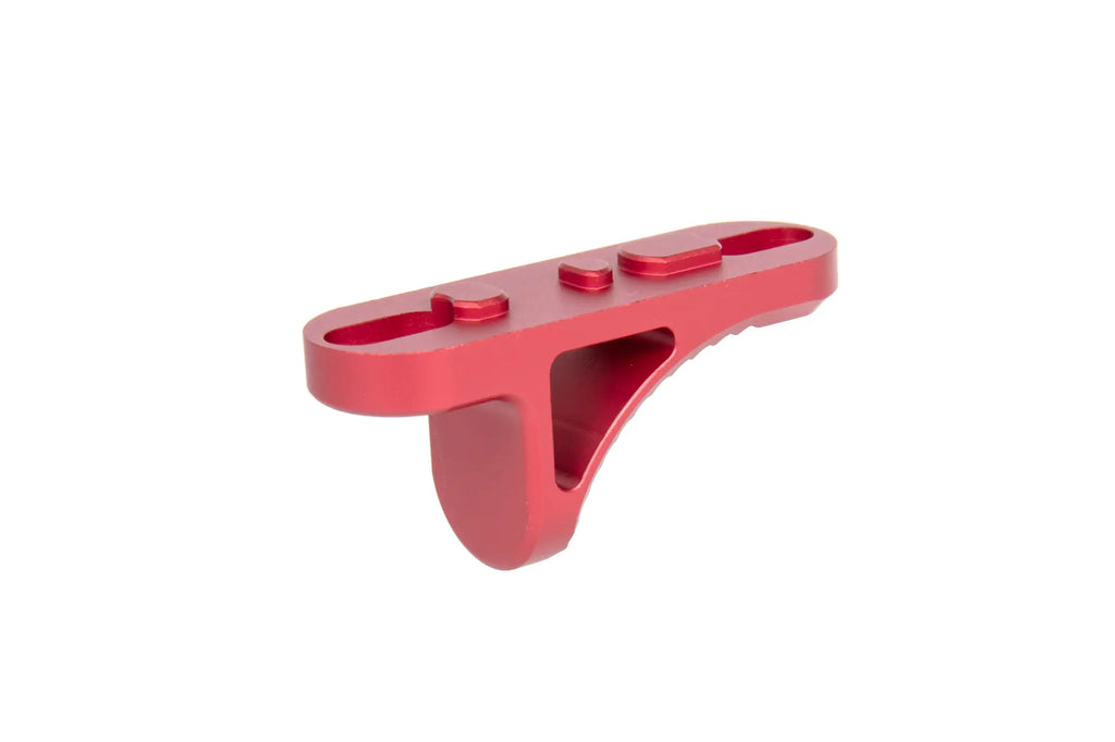 Hand Stop grip type B5 Short on M-LOK Red