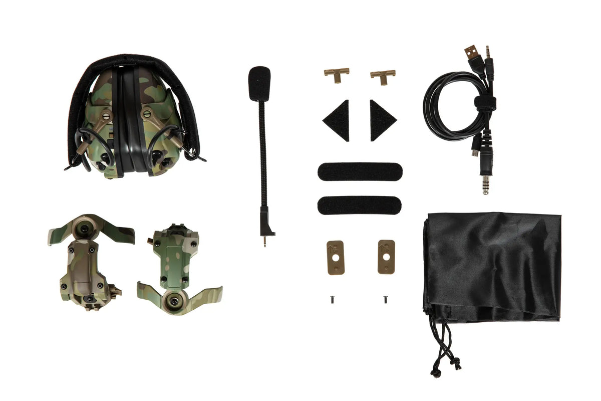 Tactical HD-16 Bluetooth Active Headse - Multicam