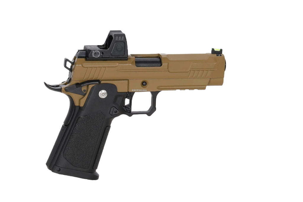 Arcturus Hi-Capa Vanguard 4.3" GBB Pistol (Optics Ready/Kolimator ARS-1) - Half-Tan
