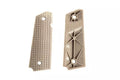TYPE B polymer grip panels for Colt 1911 - Dark Earth