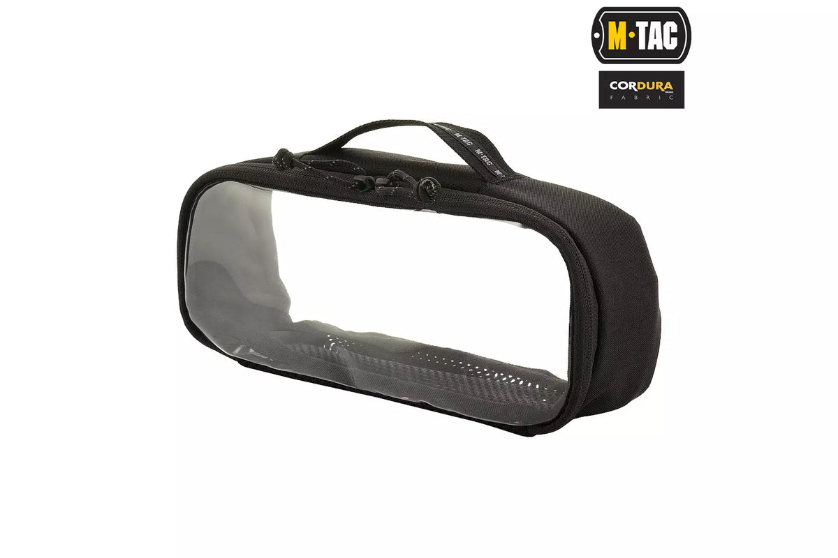 Utility organizer transparent Elite Medium - Black