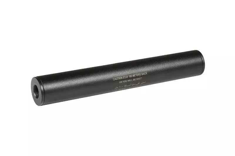 Stay 100 meters back" Covert Tactical PRO 30x200mm silencer"