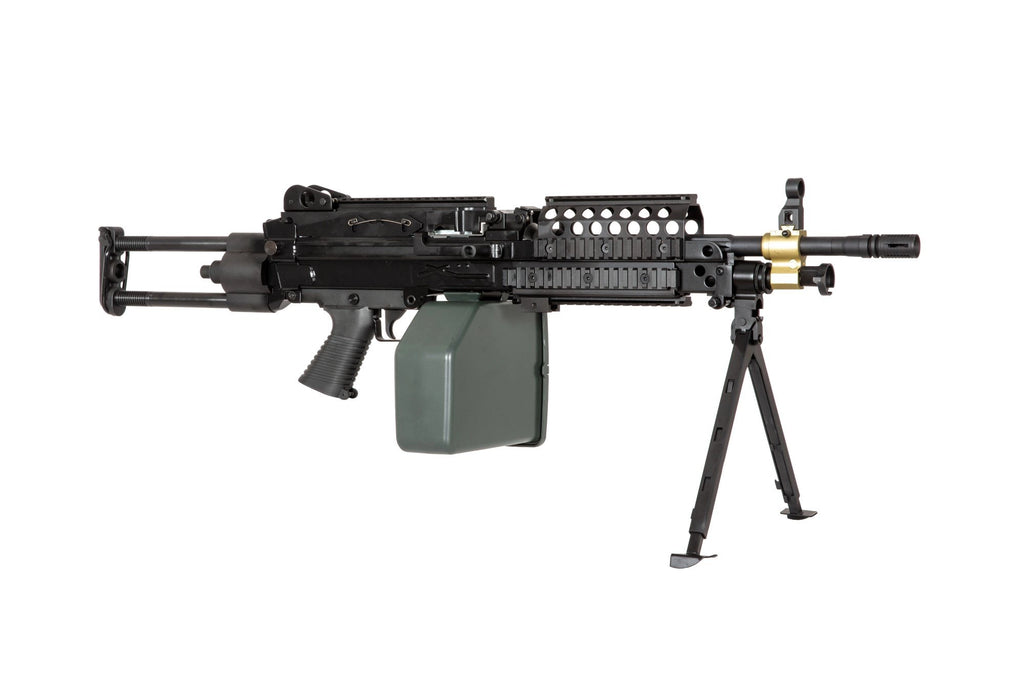 M249 SPW Machinegun Replica - Black