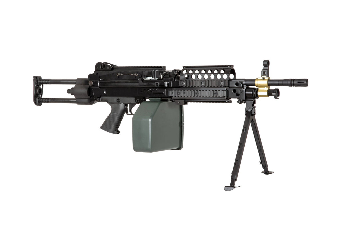 M249 SPW Machinegun Replica - Black