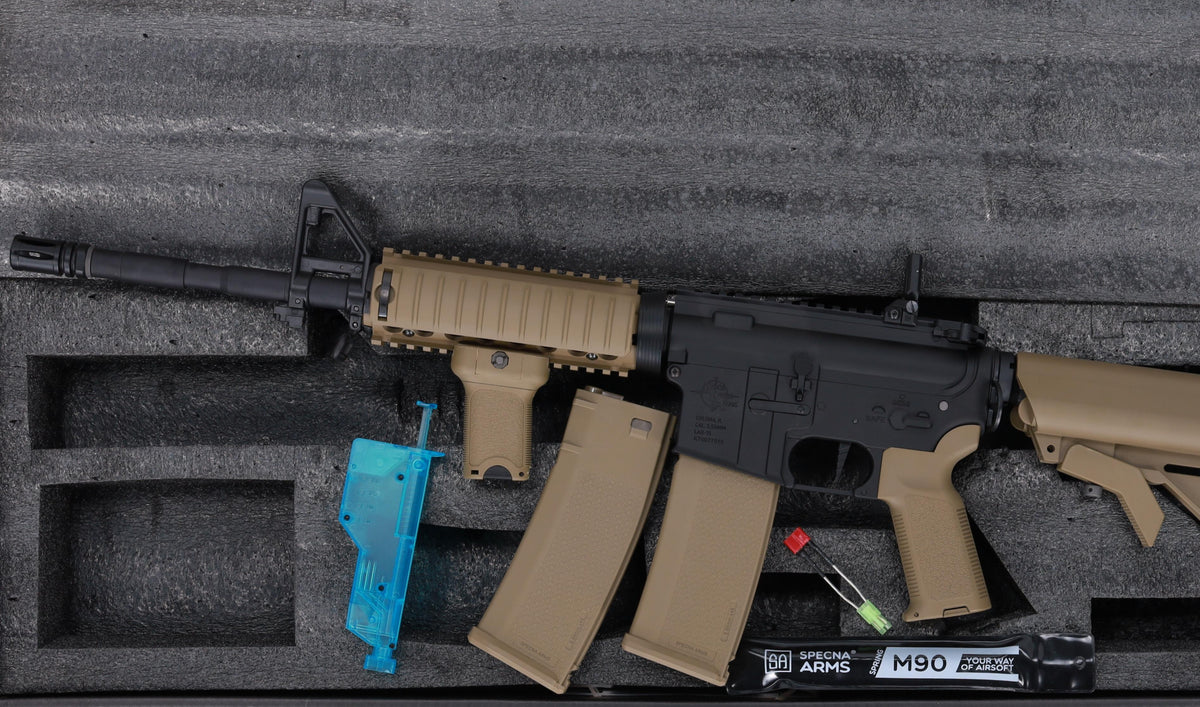Rock River Arms M4/AR15 SA-E03 EDGE Gen.2 AEG Assault Rifle 14.5" – Half-Tan