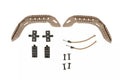 A Set of Mounting Rails for MICH 2000 Helmets - Dark Earth