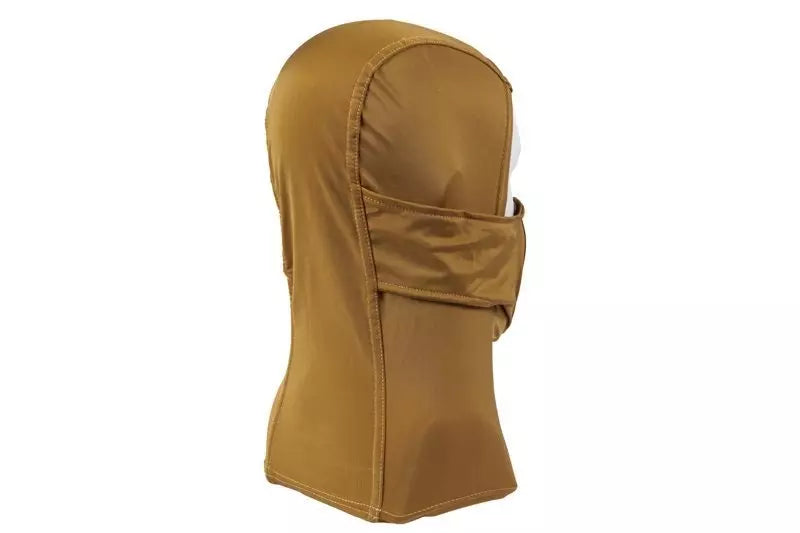 Thermoactive balaclava with steel mask - Tan