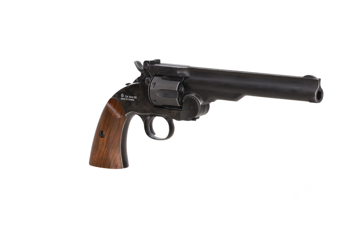 airsoft Schofield 6" CO2 revolver – Grey