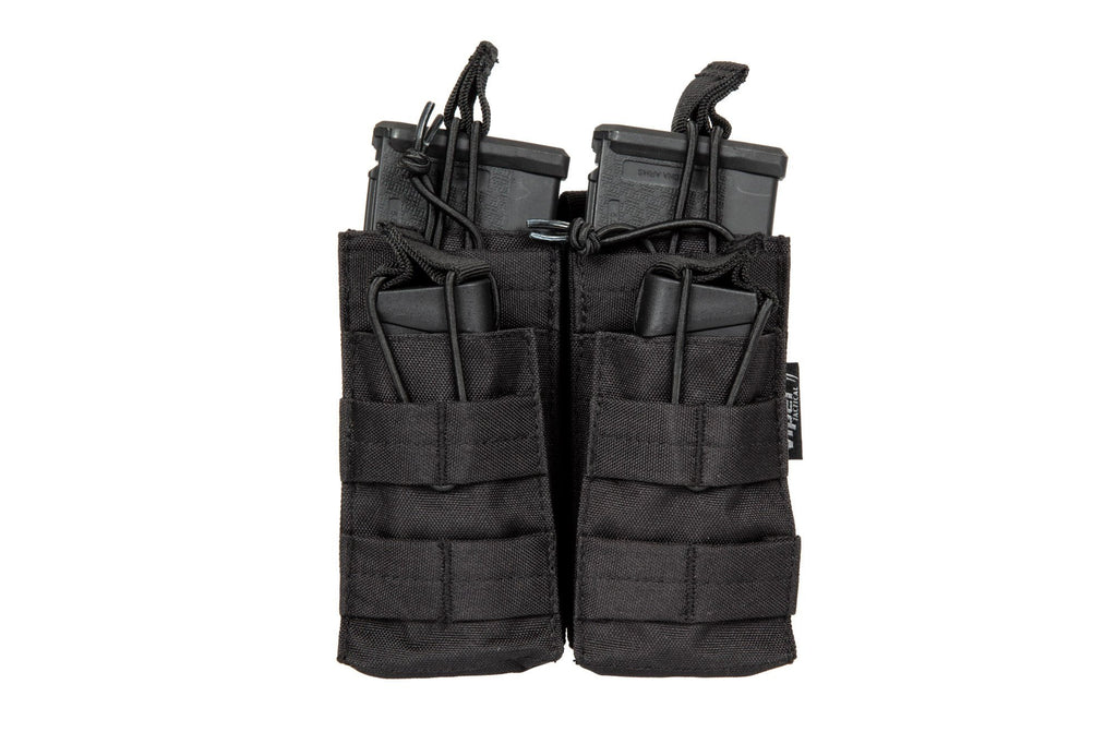 M4/M16 type double magazine pouch - black