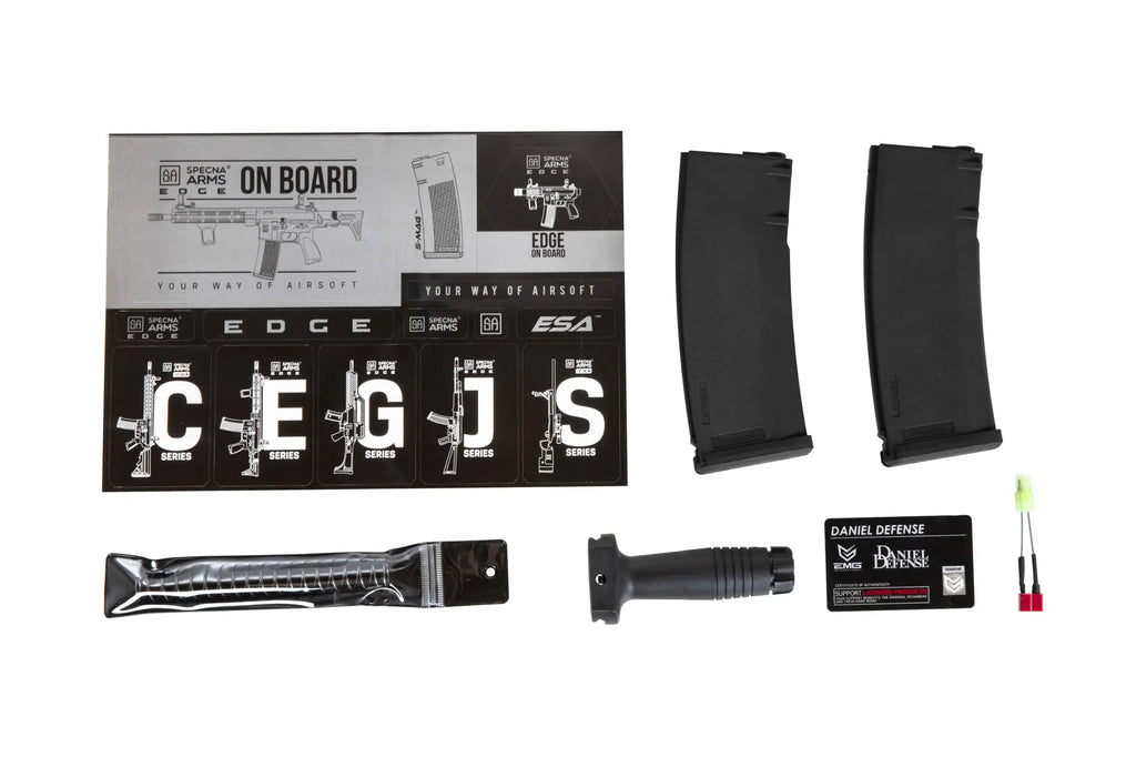 Specna Arms Daniel Defense® MK18 SA-E19 EDGE™ HAL ETU airsoft Carbine Black
