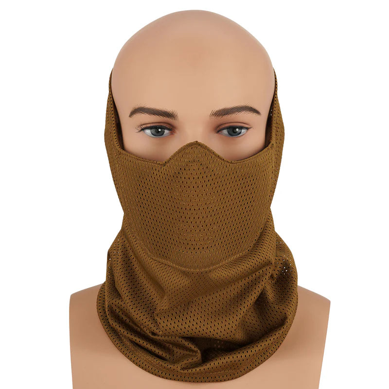Cygnus Armory Face Warrior Defender Mask Coyote Brown