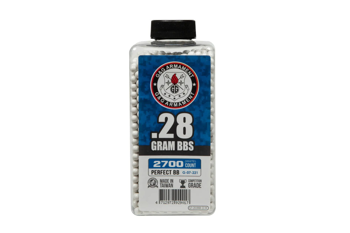 BBs  0.28g G&G 2700 pcs