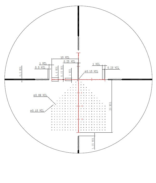 Specna Arms PRIME™ 3-12X44 SFIR FFP riflescope Black