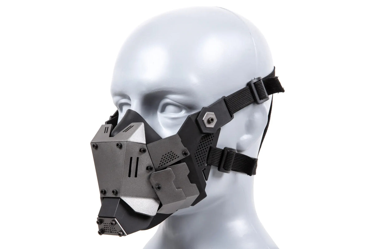 Cyberpunk Commander Mask – Black