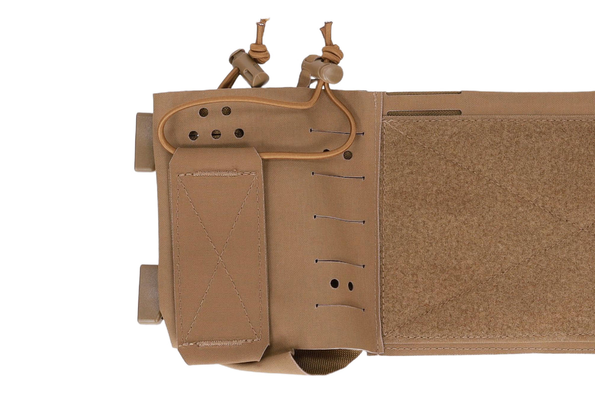 Wosport Chassis I administration panel for the Chest Rig MK4 Coyote Brown waistcoat