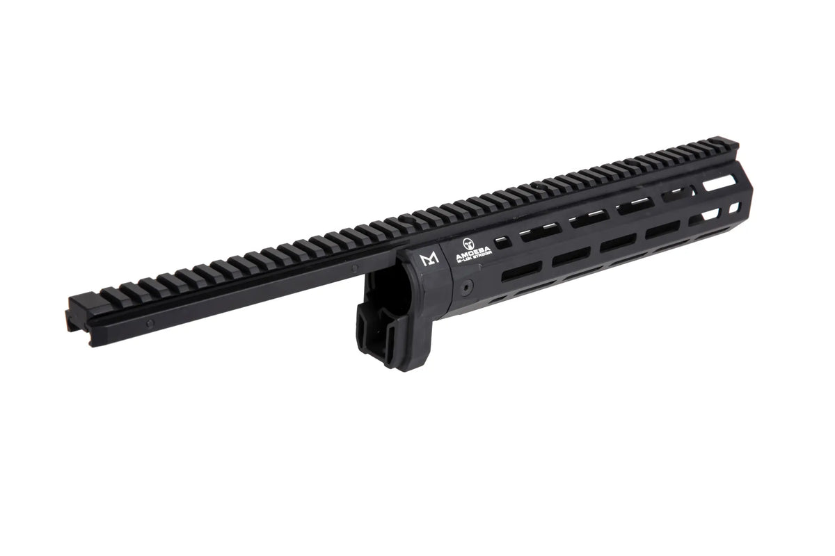 RIS to M-LOK Conversion for Amoeba Striker Series airsoft guns Black