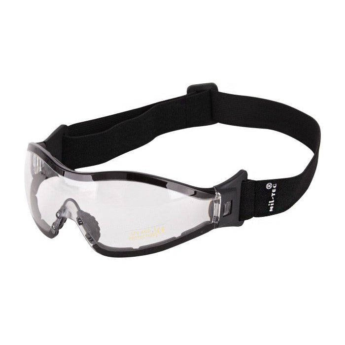 Mil-Tec Plus - Commando Para Safety Goggles - Clear - 15615200