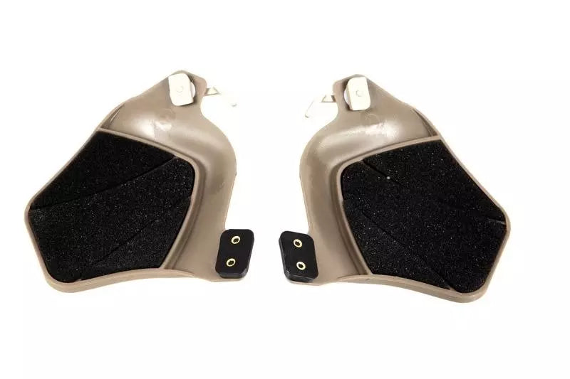 Set of Helmet Side Shields - Dark Earth