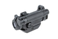 JJ Airsoft M5 low mount red dot sight Black