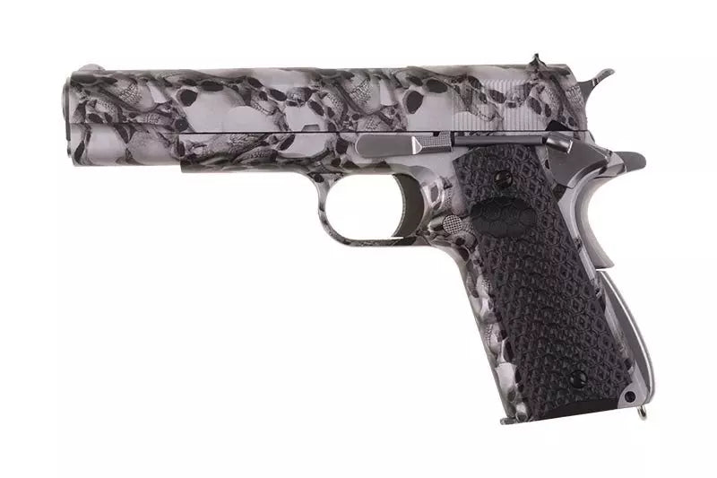 AW-NE2101 Pistol Replica - Skull Water-Transfer