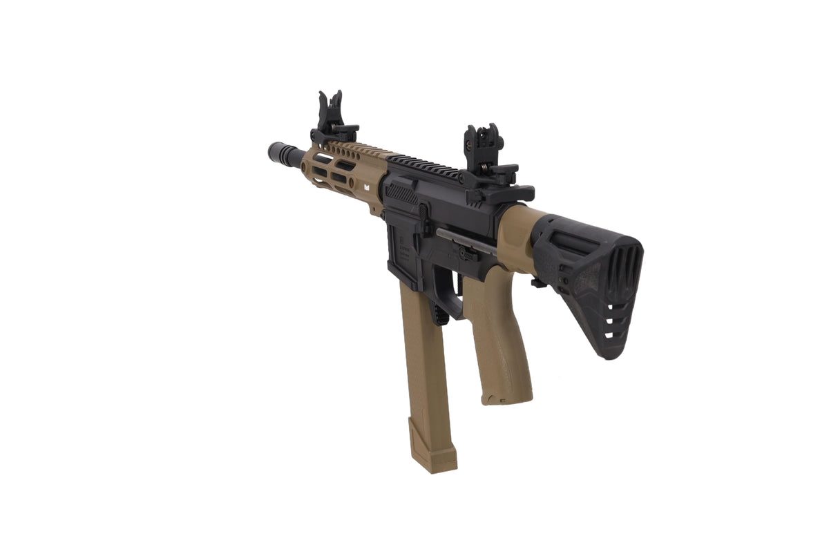 Specna Arms SA-X01 EDGE 8.5" Half-Tan AEG submachine gun - OUTLET