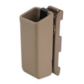 ESP - Plastic Holder for Double Stack 9mm Magazine - UBC-04-1 Mount - Khaki - MH-44 KH