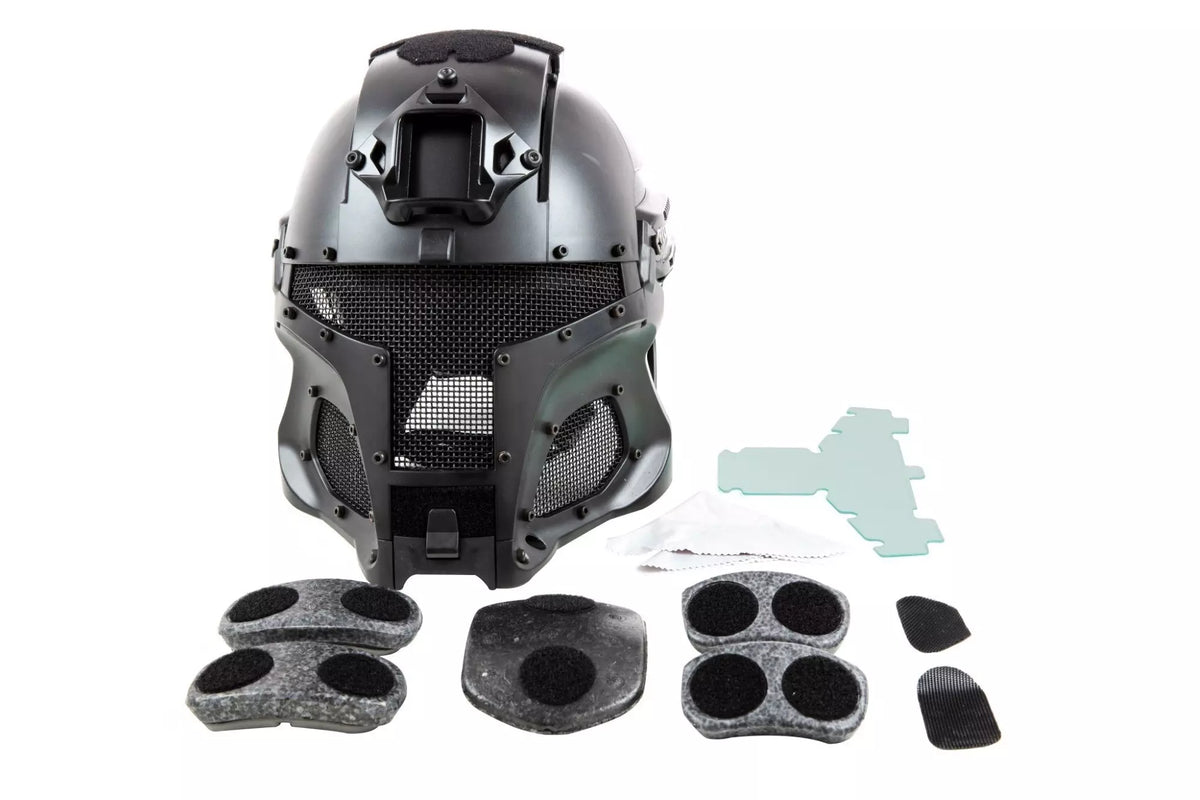Warrior helmet replica - black