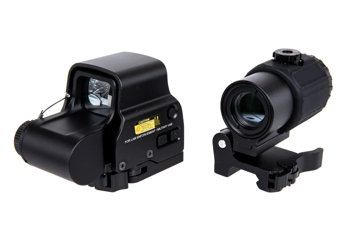 WADSN type XTO collimator set with magnifier type T43 Black