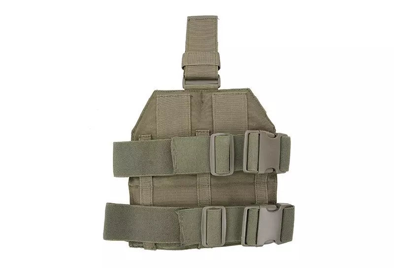 Leg panel with universal holster - olive
