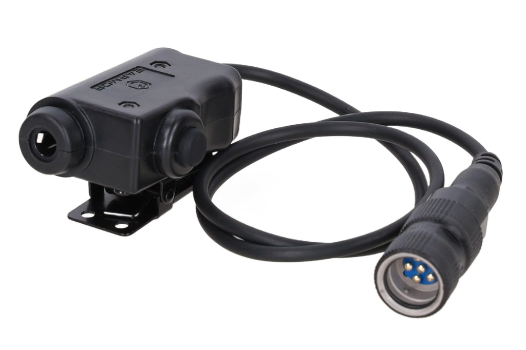 Earmor M51-6PIN-MIL-PRC PTT button - Black