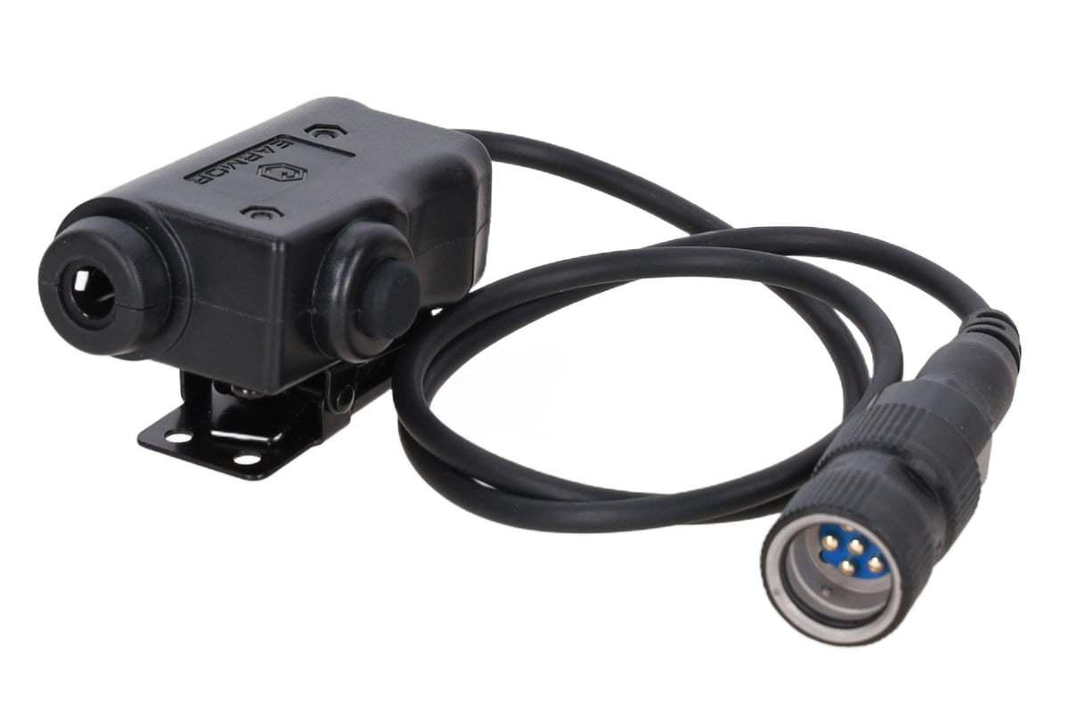 Earmor M51-6PIN-MIL-PRC PTT button - Black
