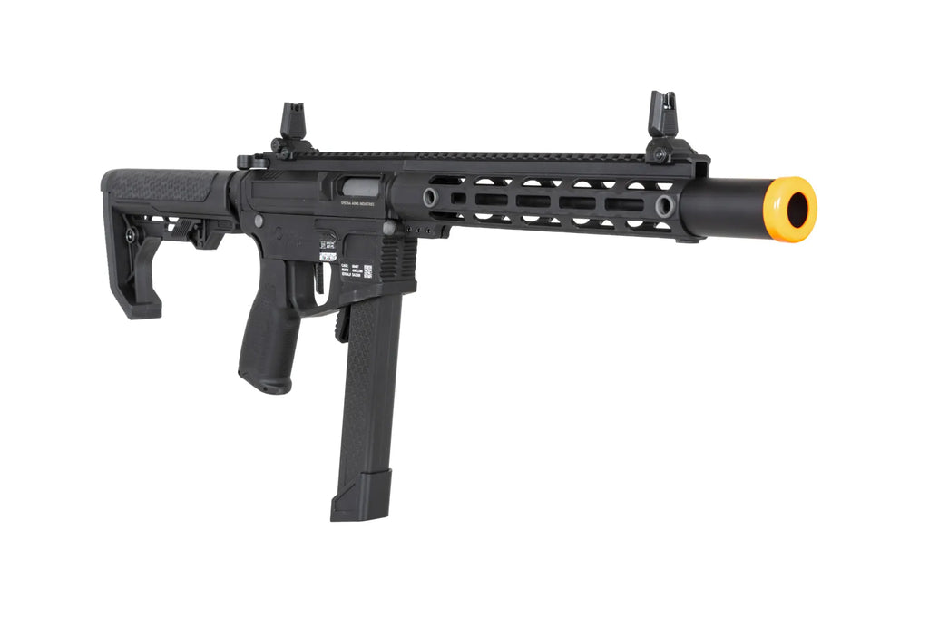 airsoft Specna Arms SA-FX02 FLEX™ HAL ETU machine gun Black with orange discharge device