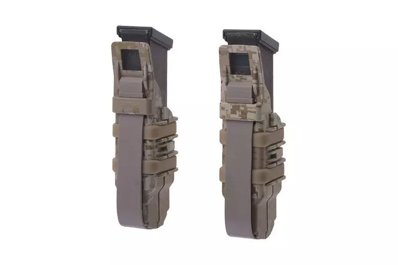A Set of 2 FAST Pistol Magazine Pouches - Digital Desert