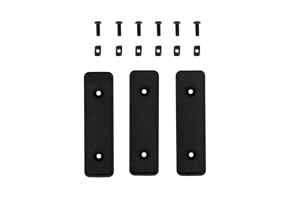 Protection panels for KeyMod & M-LOK rails Black
