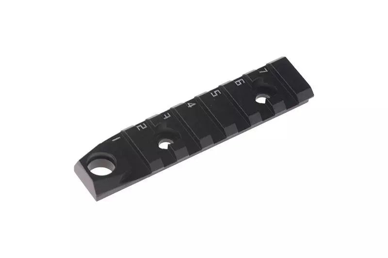 M-Lok/Keymod 7 Slot QD RIS Rail - Black