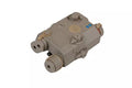 AN/PEQ 15 replica with laser sight - dark earth