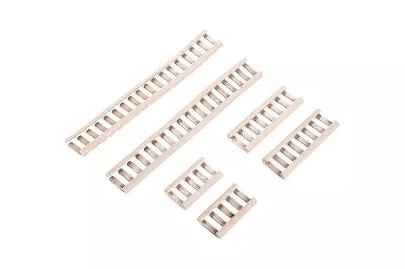 Set of RIS rail covering panels - dark earth