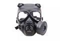 Sweat prevent mist fan mask - black