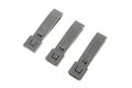 Set of Three 3 Polymer Buckles - Foliage Green"