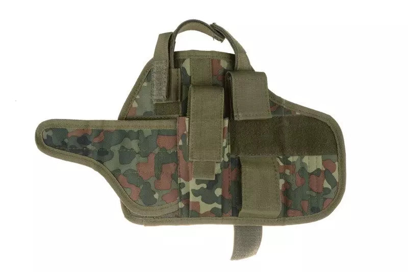 Thigh holster with magazine pouch