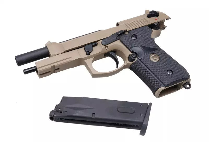 Replica of the M9A1 pistol - tan