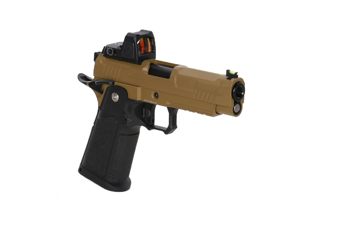 Arcturus Hi-Capa Vanguard 4.3" GBB Pistol (Optics Ready/Kolimator ARS-1) - Half-Tan