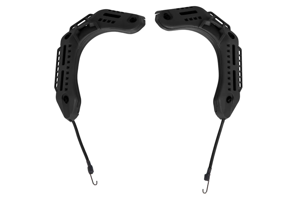 Mounting rail set for Wosport Type MK helmets Black