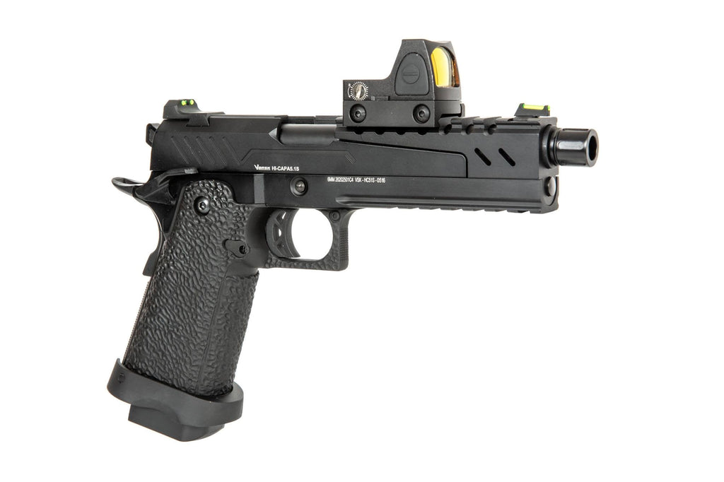 Hi-Capa 5.1 Split Side Pistol Replica - Black (with BDS Sight)