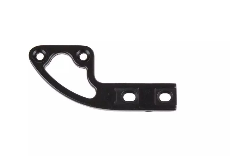Aluminum flashlight mount - black
