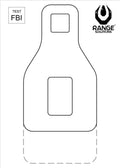 Test FBI Shooting Targets - 50 Pcs