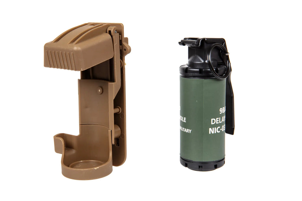 Flashbang grenade dummy with loader - Tan
