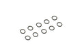 Set of thin nozzle seals - 10 pcs.