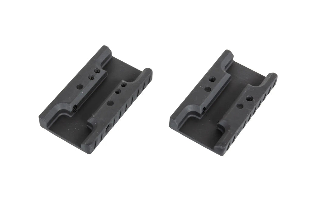 Cybergun Canik TP9 mounting plates with reloading handle Black