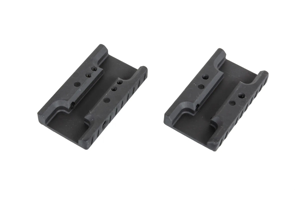 Cybergun Canik TP9 mounting plates with reloading handle Black